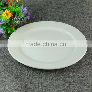 2016 China High Quality White Round DInner Plates Wholesale Porcelain Ceramic Plate Restaurant Use photo-2