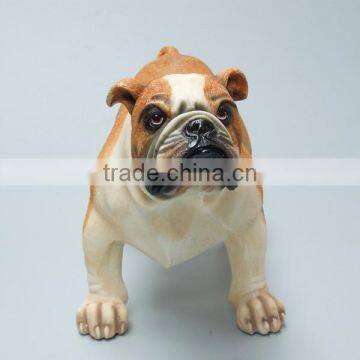 Realistic 3D Bull Dog Resin Statue photo-3