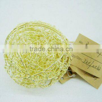 Set of five metal Christmas gift ball for wholesale