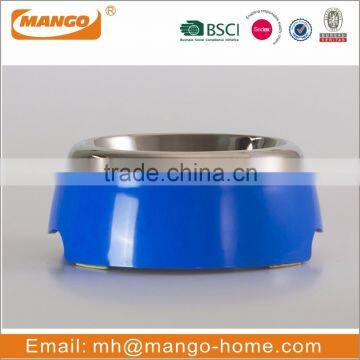 Blue Stainless Steel wholesale dog bowl