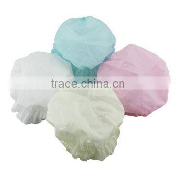 Terylen Waterproof Double-deck Headband Shower Caps for Women /Makeup Cap photo-2