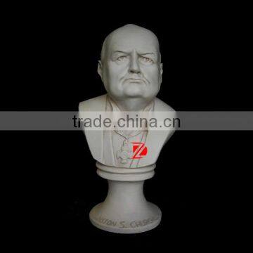 marble Churchill bust statue