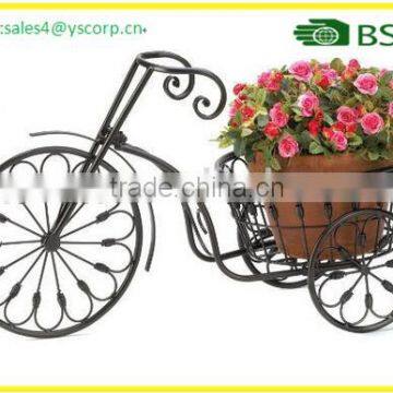 Wrought Iron Bicycle Plant Stand Summerfield Terrace Nostalgic Bicycle Home Garden Decor Iron Plant Stand