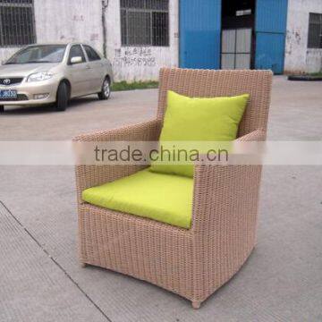 outdoor rattan big single arm chair