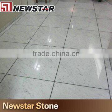 Newstar Standard Size Bianco Carrara White Marble Flooring Stone Tile photo-4
