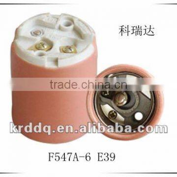 UL Edison screw F547A-6 ceramic E39 lamp holder types