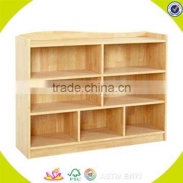 Wholesale Customized Wooden Kids Shelf , Elegant and Simple Style Wooden Storage Shelf Toy for Kids W08C212 photo-6