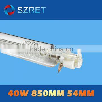 Chengdu Weegiant Weeson 40W hobby laser tube for mini laser engraving machine 850mm