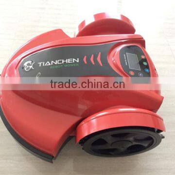 4 range selections, intelligent LCD display Lawn Mower TC-158N, lawn tractor with 300mm/400mm blades for garden, apartment