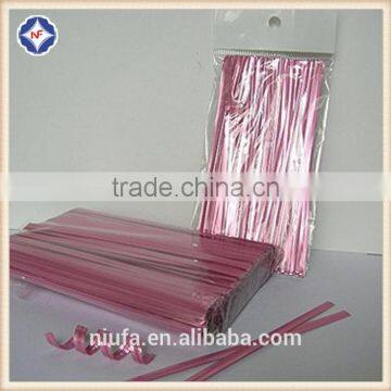 Hot Sell Precut PET Decorative Plastic Coated Twist Tie photo-5