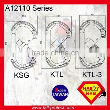 O Type 25KN Taiwan Aluminum Carabiner For Mountain Climbing photo-5