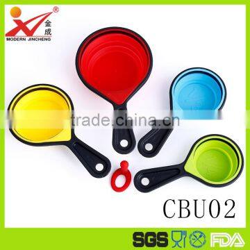 High quality silicone measure tools kitchen measuring cups