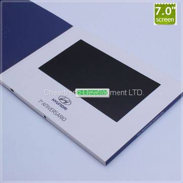 Excellent product 7inch LCD Video Greeting Card,Video book Suppliers and Manufacturers