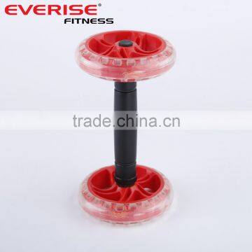 Core Strength Double Wheels Ab Trainer Wheel Roller photo-2