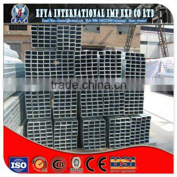 hot dip galvanized rectangular pipe