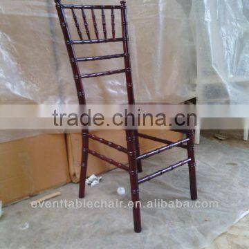 mahogany tiffany chair rental for wedding