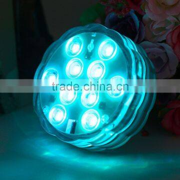1Pc Remote Control RGB 10LED Multi-function Underwater Light For Diving/fish Lamp photo-3