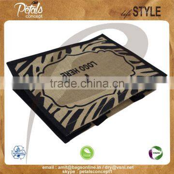 Highly Fashionable & Latest Trendy Design Jute Shopping Bags With Overall Print photo-5