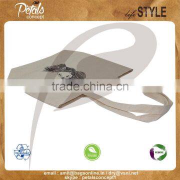 2017 Factory Direct Sale Cheap Cotton Bag / Raw Cotton Fabric Bag/unbleached Cotton Tote With Printing photo-5