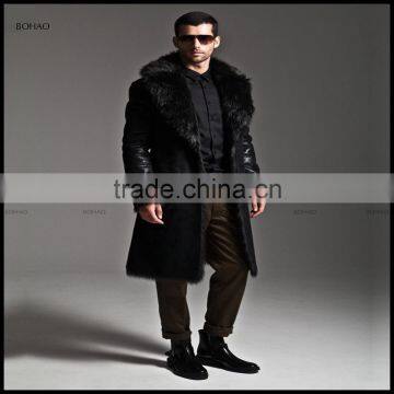 Gas Field Models Handsome Super Warm Imitative Fox Fur Man Long Wind Faux Fur Coat