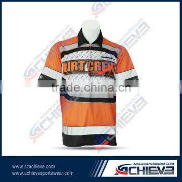 Gym polyester polo shirts customised cricket jerseys print sublimation dri- fit short sleeve polo shirts