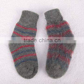 Angora Wool Bright Color China Sock photo-3