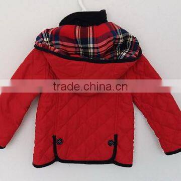 Baby Girl Apple Red Cotton Padded for Winter photo-2