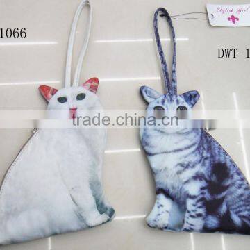 Fashion Small Pretty Animal Cute Cat Purse photo-2