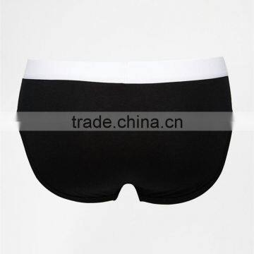 5 Pack Mens Disposable Briefs Wholesale With Contrast Trim photo-2