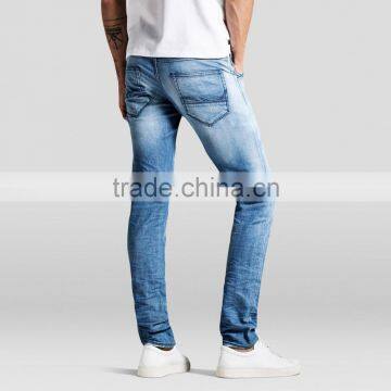 Wholesale China Factory Custom Made Narrow Bottom Jeans Pants photo-2