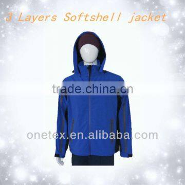 Men's heat sealed pocket softshell jacket