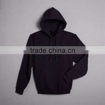 Mens Hooded Pullover Sweatshirt Autumn Season Durability Solid Sweaters With Front Pocket Pill Resistant Fleece Custom Hoodies photo-2