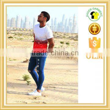 Hot Sale Mens Ripped Jeans Blue Destroyed Urban Jeans Denim Manufacturer photo-2