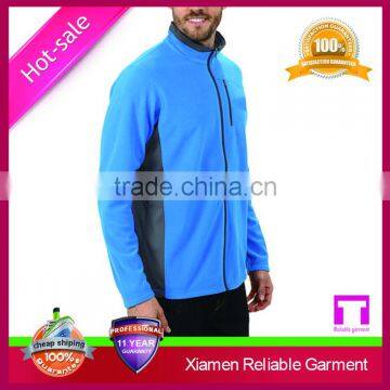 100% Polyester Hiking Top Thick Polartec Fleece Jacket for Man photo-3