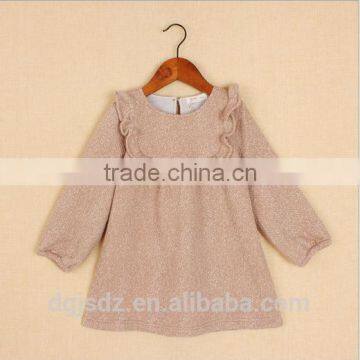 Children Frock for Autumn/winter Korean Style Girls Dress Cute Frocks for Baby Girl photo-3