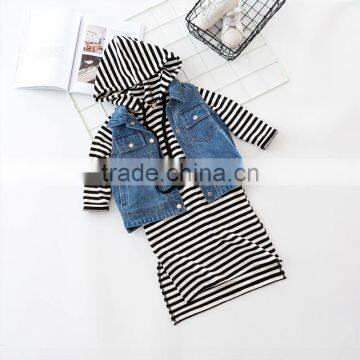 S17679A Children Outfits Kids Girls Fall Clothing Sets photo-5