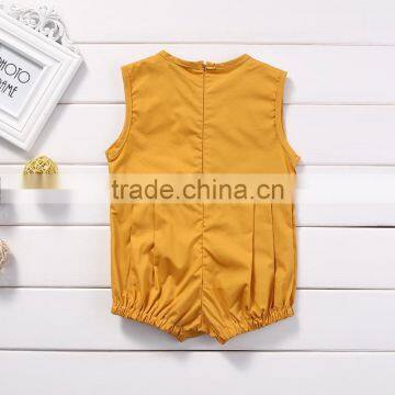 S60673B 2017 Summer Infant Baby Girl Lace Rompers Sleeveless Hot-Tempered Jumpsuit photo-3