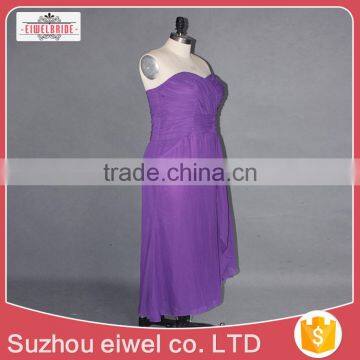 Wholesale Birthday Party Dress Evening Party Dress /Purple Evening Dress photo-2