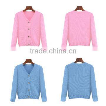 Custom Fashion Cotton School Cardigan Sweaters Primary School Uniform photo-6