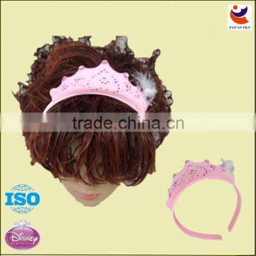 Hot Sale Pink Children Fashion Girls Princess Crown Headband,party Headband