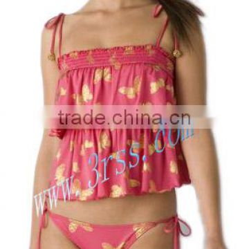 fashion tankini swimwear pink cheap