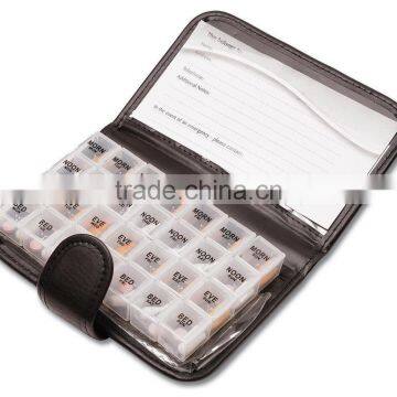 7 Day Weekly Pill Travel Medicine Box Dispenser Tablet Holder Organiser 7 Day Pill Wallet photo-2