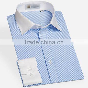 Band Collar Long Sleeve French Cuff 100% Cotton Mans Shirts photo-5
