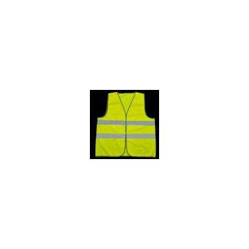 100% Polyester Reflective Knitting Fabric Safety Vest