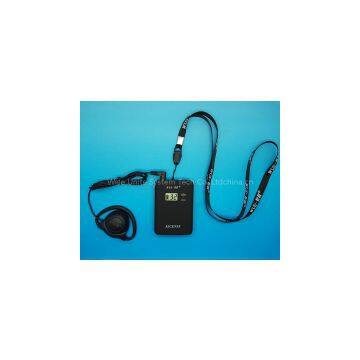 Low price UHF Wireless Audio Guide System with Lithium battery for long distance tourism