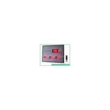 Indoor / Outdoor led Digital Clock Display With Wireless IR Console 90cm x 60cm
