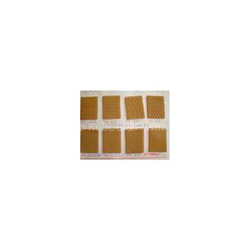 Tan color Shoe Sole Rubber Sheet Wear Resistant Different Textures