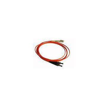 OFNR / OFNP Optical Fiber Patch Cable Cord , SX 62.5 / 125 3.0mm Optical Fiber Jumper