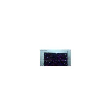 led star curtain cloth backdrop light .led video curtain .RGB star cloth .LED stage light