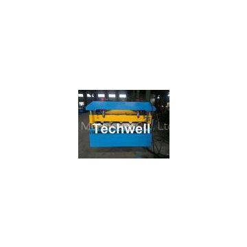 Iron Metal Roof Sheet Roll Forming Machine With Manual Or Hydraulic Uncoiler